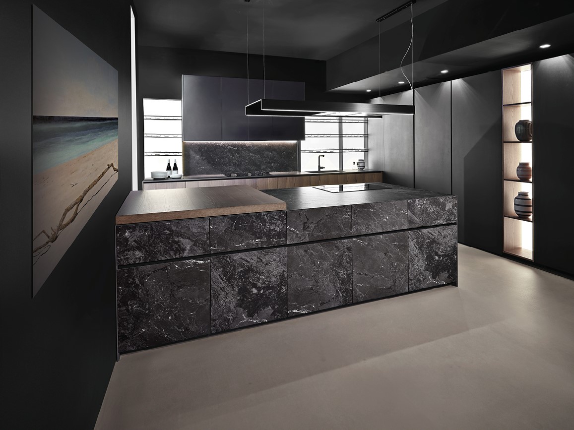 Neolith Layla plans, façades, jambages et crédence / distribué par Maistri