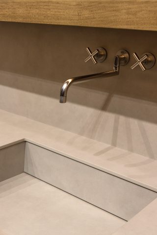 Pietra di Osso cuisine plan de travail et évier