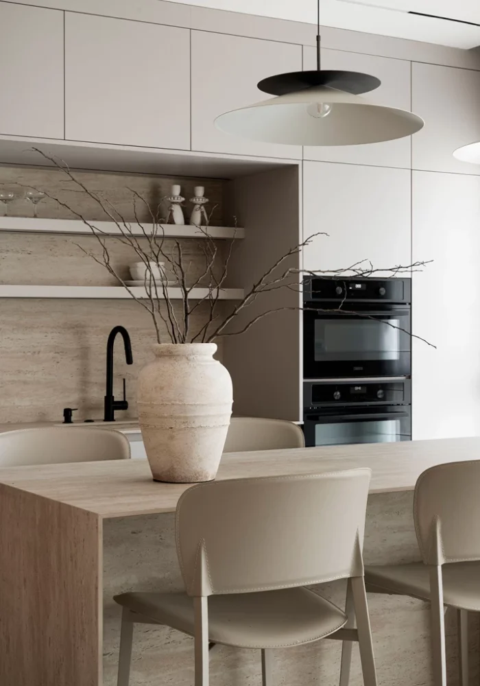 Travertino Sand cuisine 1