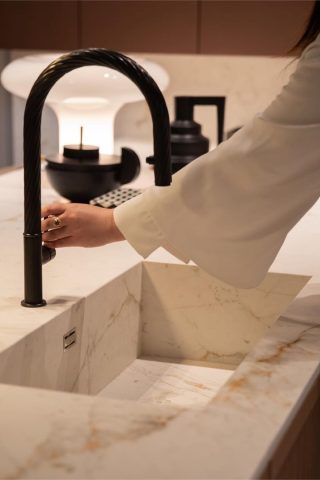 evier entierement integre